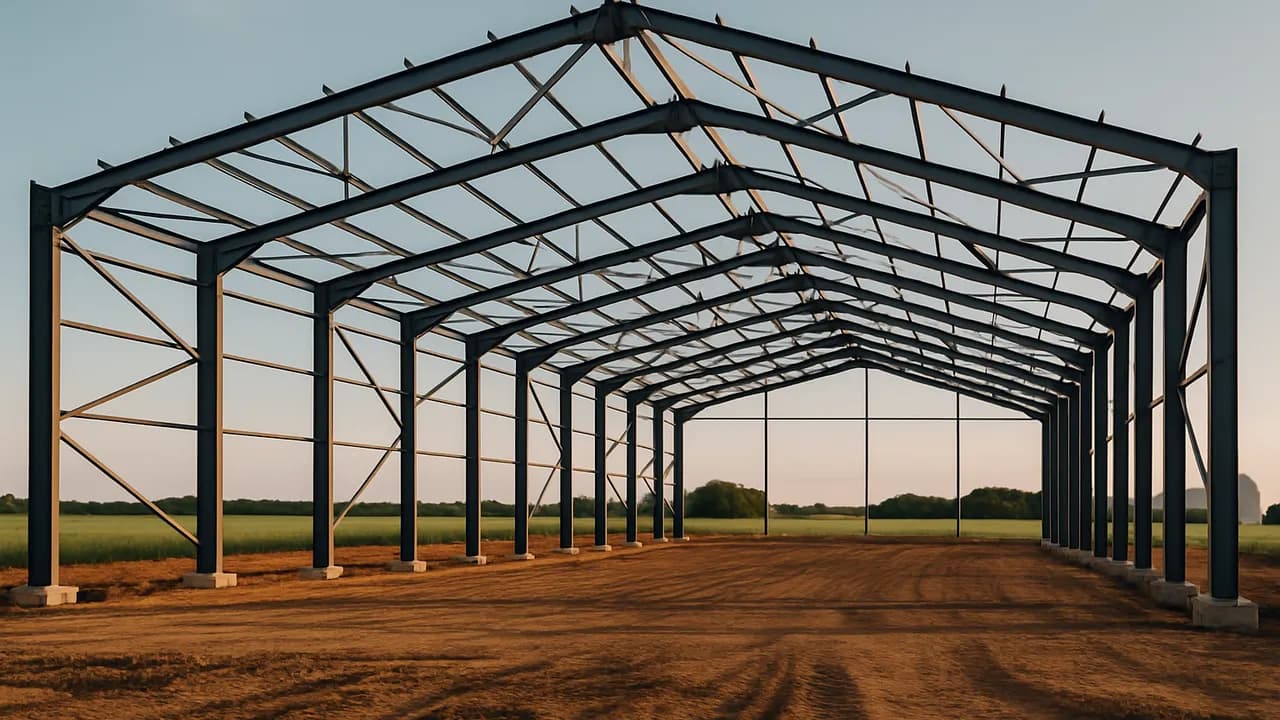Galpão Rural Estrutura Metálica: Como Dimensionar Conforme a NBR 8800